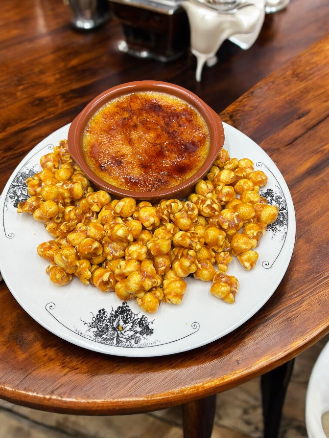Crème Brûlée Candy popcorn