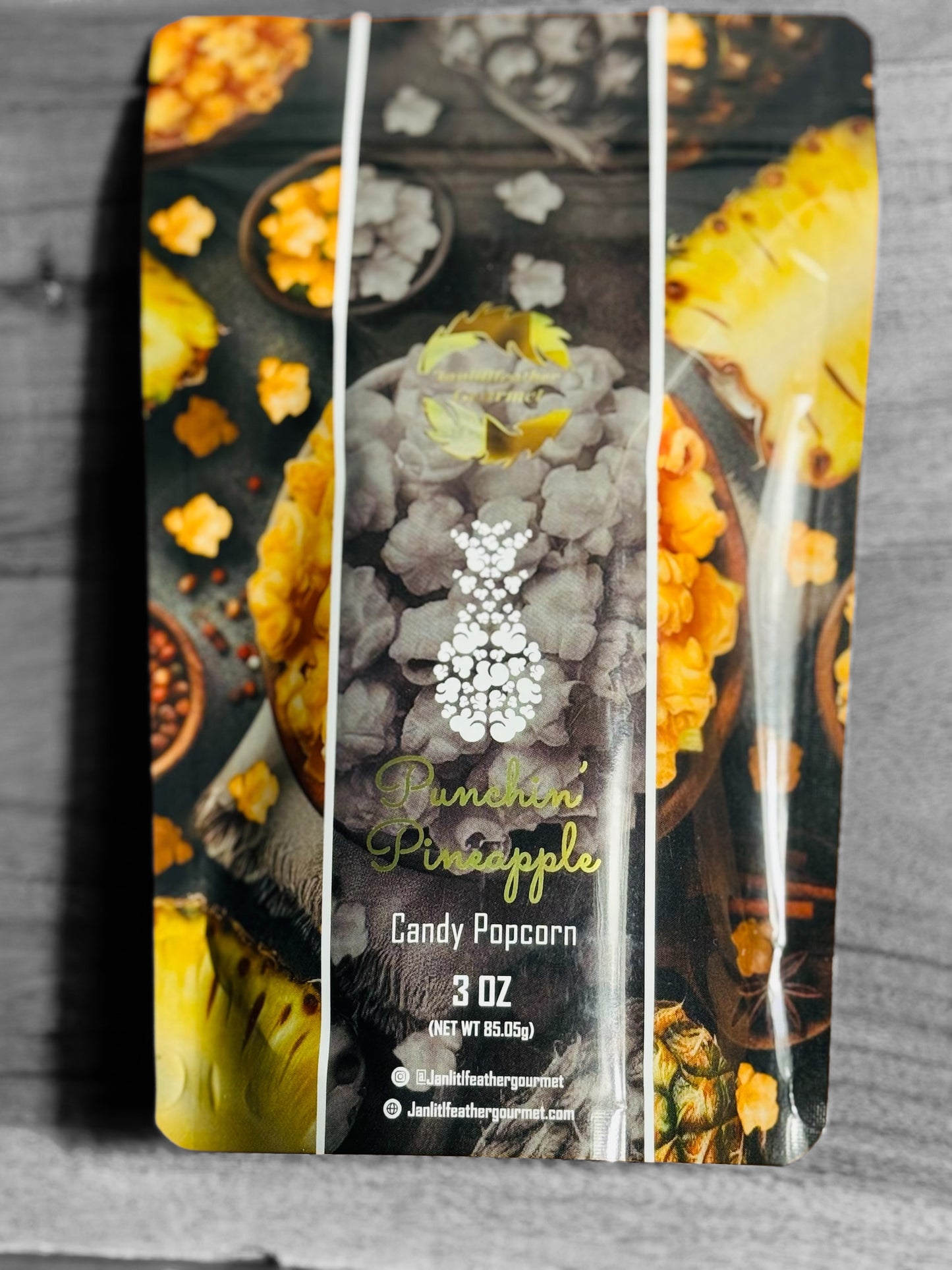 Punchin' Pineapple Candy Popcorn