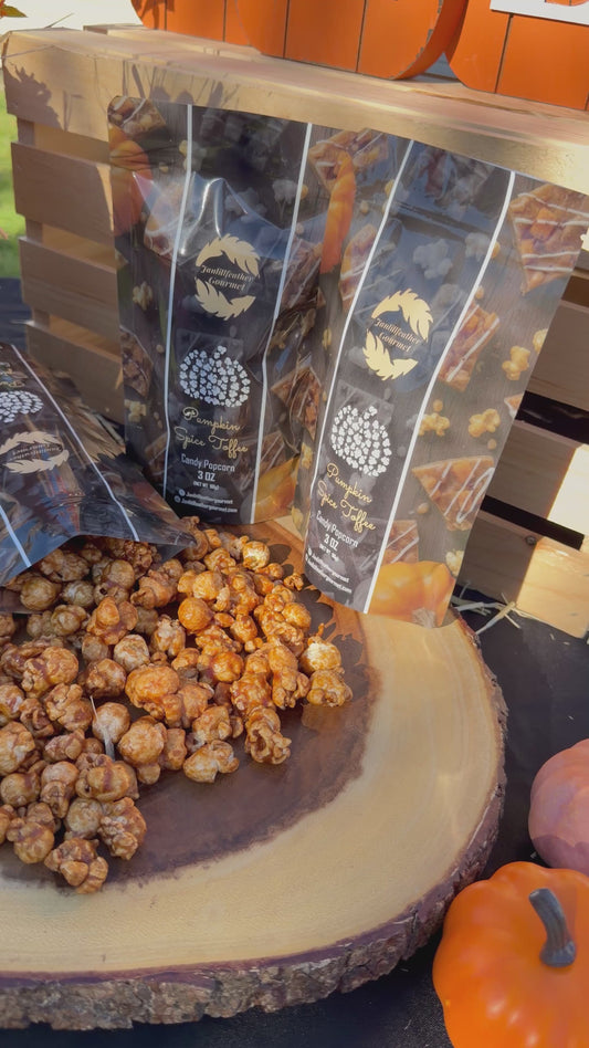 Pumpkin Spice Toffee Popcorn